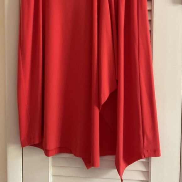 Michael KORS ASYMMETRICAL ORANGE  WOMAN SKIRT SIZE US XL​​ - Picture 7 of 14